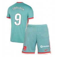 Camisa de time de futebol Atletico Madrid Alexander Sorloth #9 Replicas 2º Equipamento Infantil 2024-25 Manga Curta (+ Calças curtas)